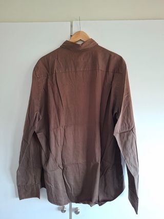 Camisa Massimo Duti manga larga XL