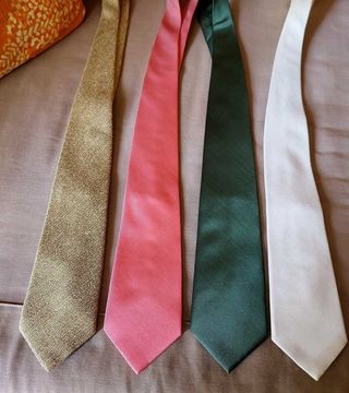 Cravatte Uomo Seta - Blu, Arancio, Rosso