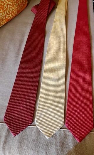 Cravatte Uomo Seta - Blu, Arancio, Rosso