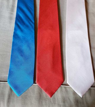 Cravatte Uomo Seta - Blu, Arancio, Rosso