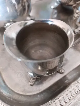 Juego de té 4 piezas + bandeja