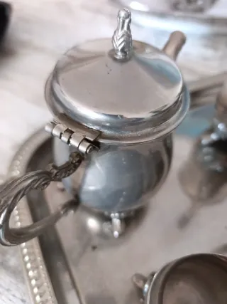 Juego de té 4 piezas + bandeja