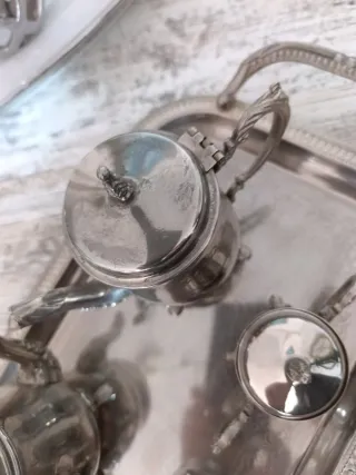 Juego de té 4 piezas + bandeja