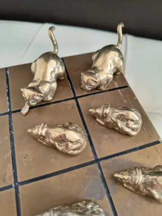 Gioco Tris in Ottone