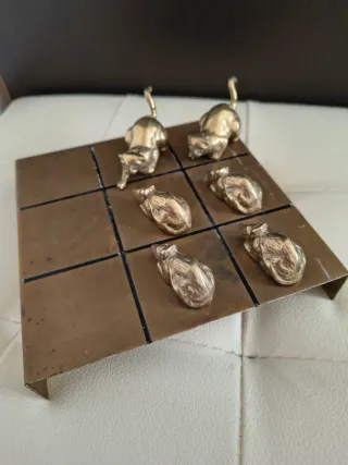 Gioco Tris in Ottone
