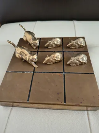 Gioco Tris in Ottone