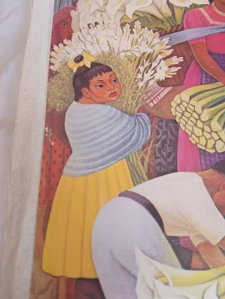 Lámina Diego Rivera Flores