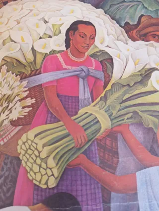 Lámina Diego Rivera Flores