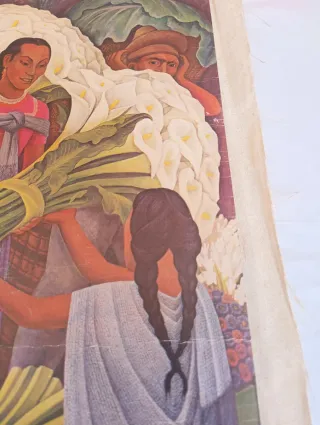 Lámina Diego Rivera Flores