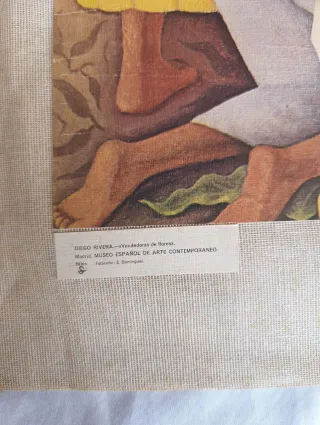 Lámina Diego Rivera Flores