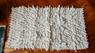 Tappeto Delice Valley bianco in tessuto