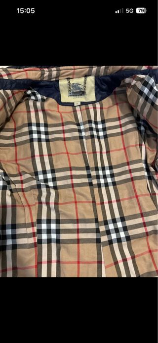 Giacca Burberry trapuntata blu