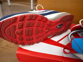 Nike W Air Max 98 Zapatillas Azul Rojo Blanco