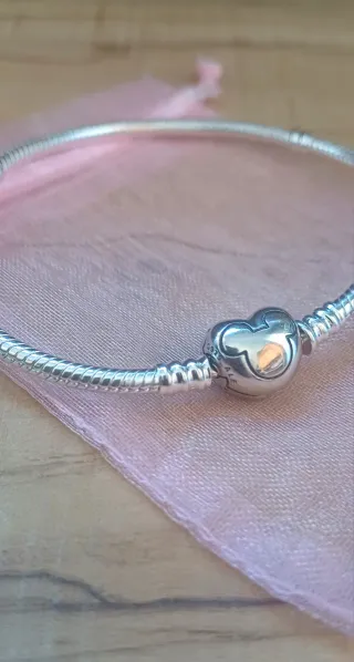 Pulsera para charms | Corazón Mickey Disney