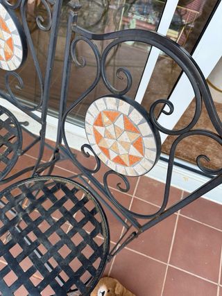 Mesa y Sillas de Jardín Mosaico