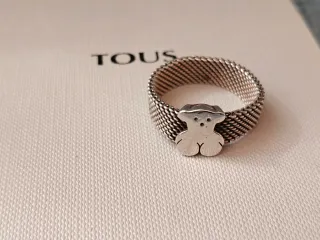 Anillo Tous Mesh oso malla