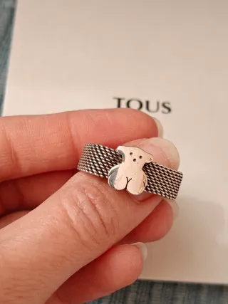 Anillo Tous Mesh oso malla