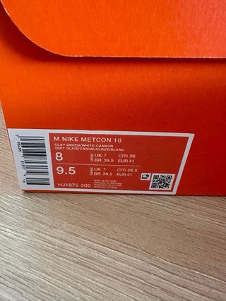 Nike Metcon 10 CrossFit Talla 41 Verde/Teal