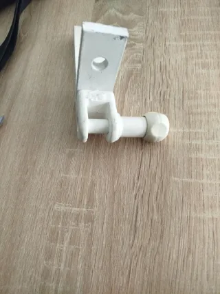 Soporte toldo caravana blanco