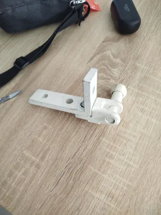 Soporte toldo caravana blanco