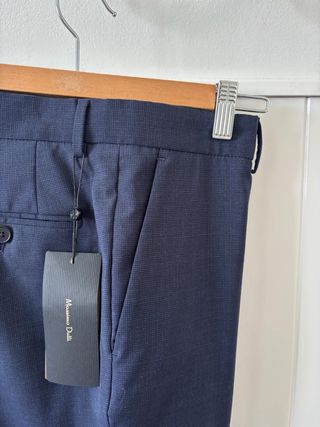 Traje azul Massimo Dutti NUEVO con Etiquetas.