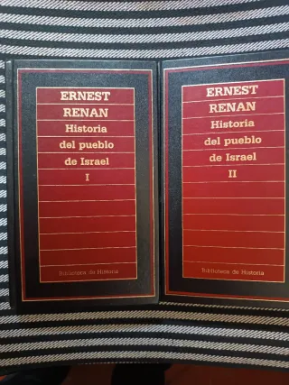 Ernest Renan Historia del pueblo de Israel I y II