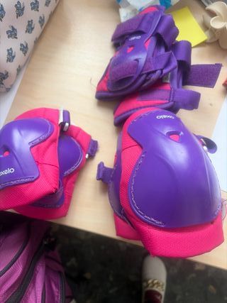 Patines extensibles T34-36 y mochila