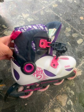 Patines extensibles T34-36 y mochila