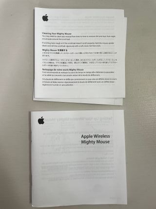 Apple Mighty Mouse Wireless Originale Bianco