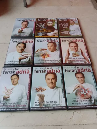 Lote 9 DVDs La Cocina Fácil Ferran Adrià precintad