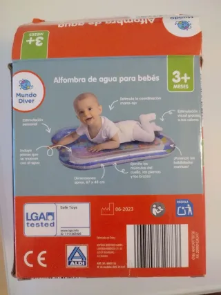 Alfombra de agua para bebés Mundo Diver