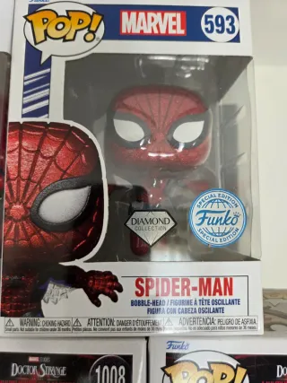 Funko Pop Marvel Spider-Man 593 Diamond