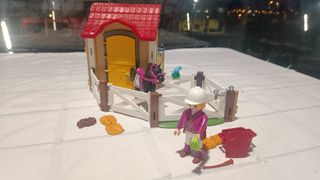 Playmobil Caballo árabe con establo Ref 6934