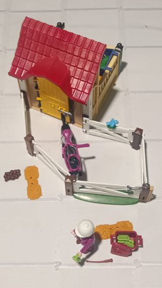 Playmobil Caballo árabe con establo Ref 6934