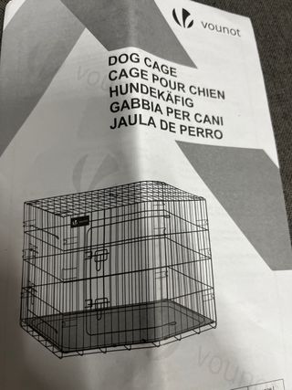 Jaula para perros L (metal)