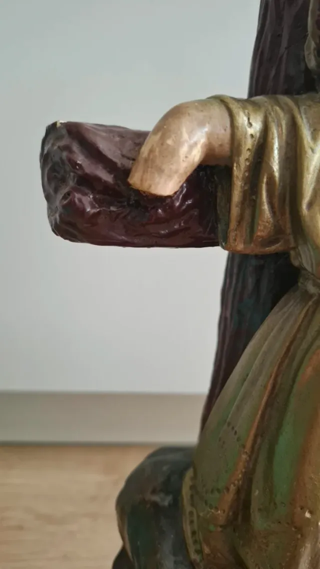 Figura Niño Jesús en Cruz