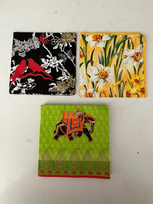 Servilletas de papel para manualidades