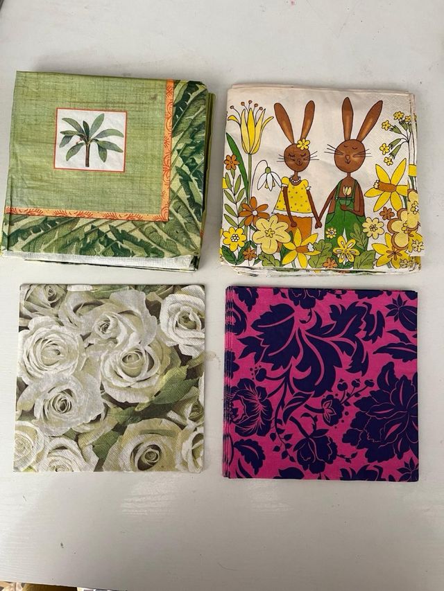 Servilletas de papel para manualidades