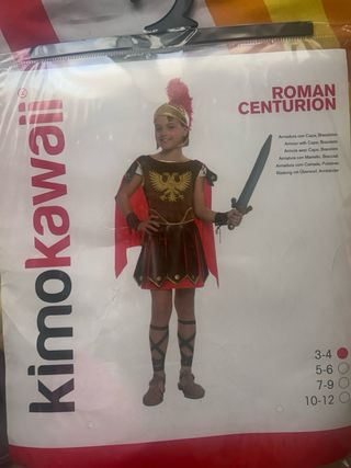 Disfraz Romano Niño Talla 3-4 años