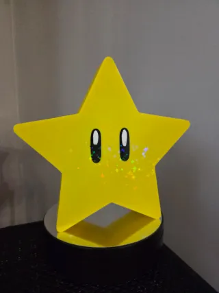 Lampada LED 3D Super Star Mario USB