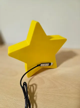 Lampada LED 3D Super Star Mario USB