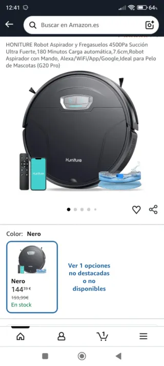 Robot Aspirador Honiture C20 Pro