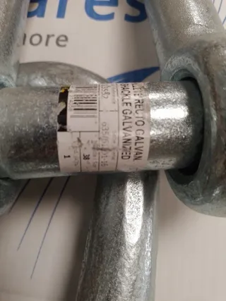 Grilletes Rectos Galvanizados 3/8