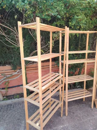 Pack 3 Estanterías de Madera