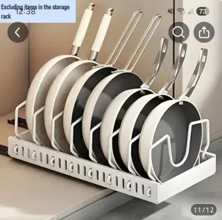 Organizador de sartenes y ollas