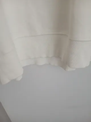 Sudadera Massimo Dutti Blanca