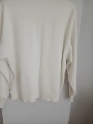 Sudadera Massimo Dutti Blanca