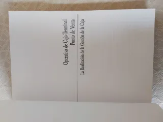 Operativa de caja-terminal punto de venta