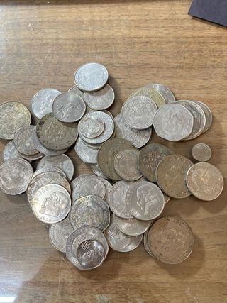 59 Monedas Mexicanas Varias