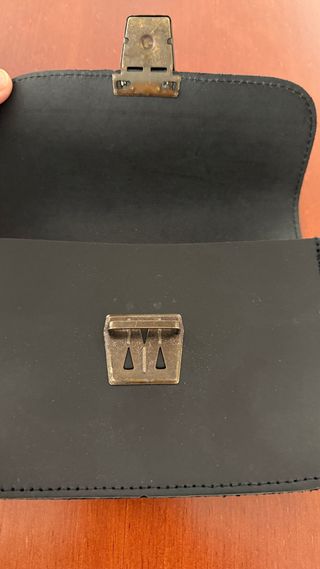 Riñonera de cuero para caza